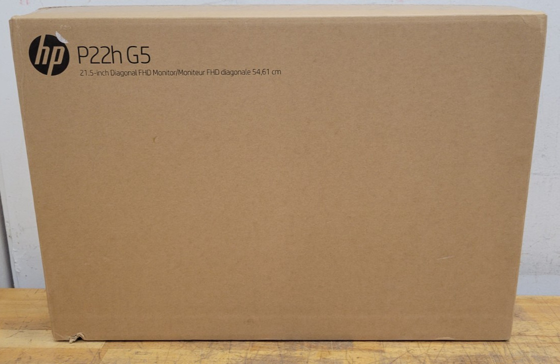 HP P22H G5 21.5″ Monitor 1920×1080 75Hz 5ms IPS 64W30AA – NEW SEALED