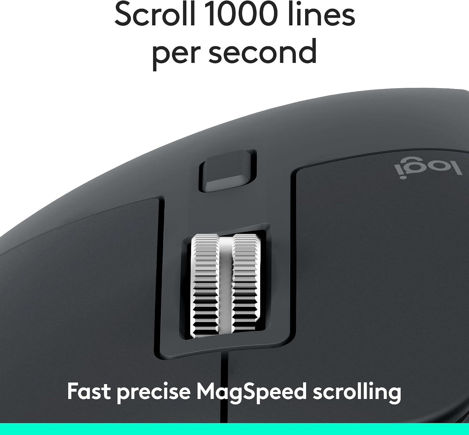 Logitech MX Master 3S Bluetooth Edition Wireless Mouse, No USB Receiver – Ultra-