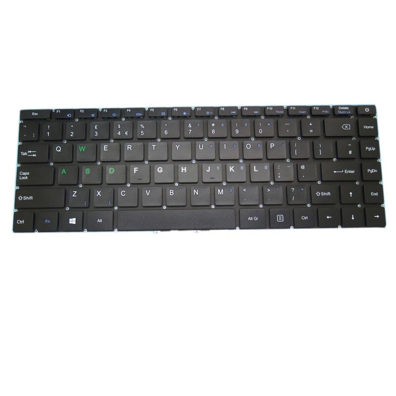 No Backlit Keyboard MB3181004 XS-HS105 YMS-0177-B United Kingdom ASDW Green New