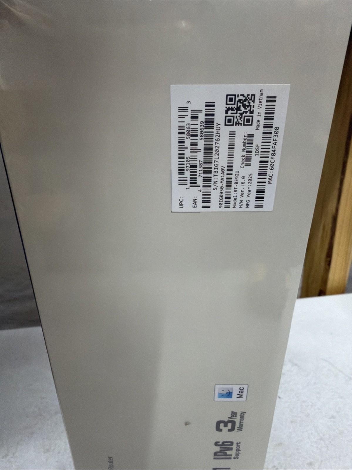 ASUS RT-BE9700 Tri-Band WiFi 7 (802.11be) Router, with 320 MHz bandwidth