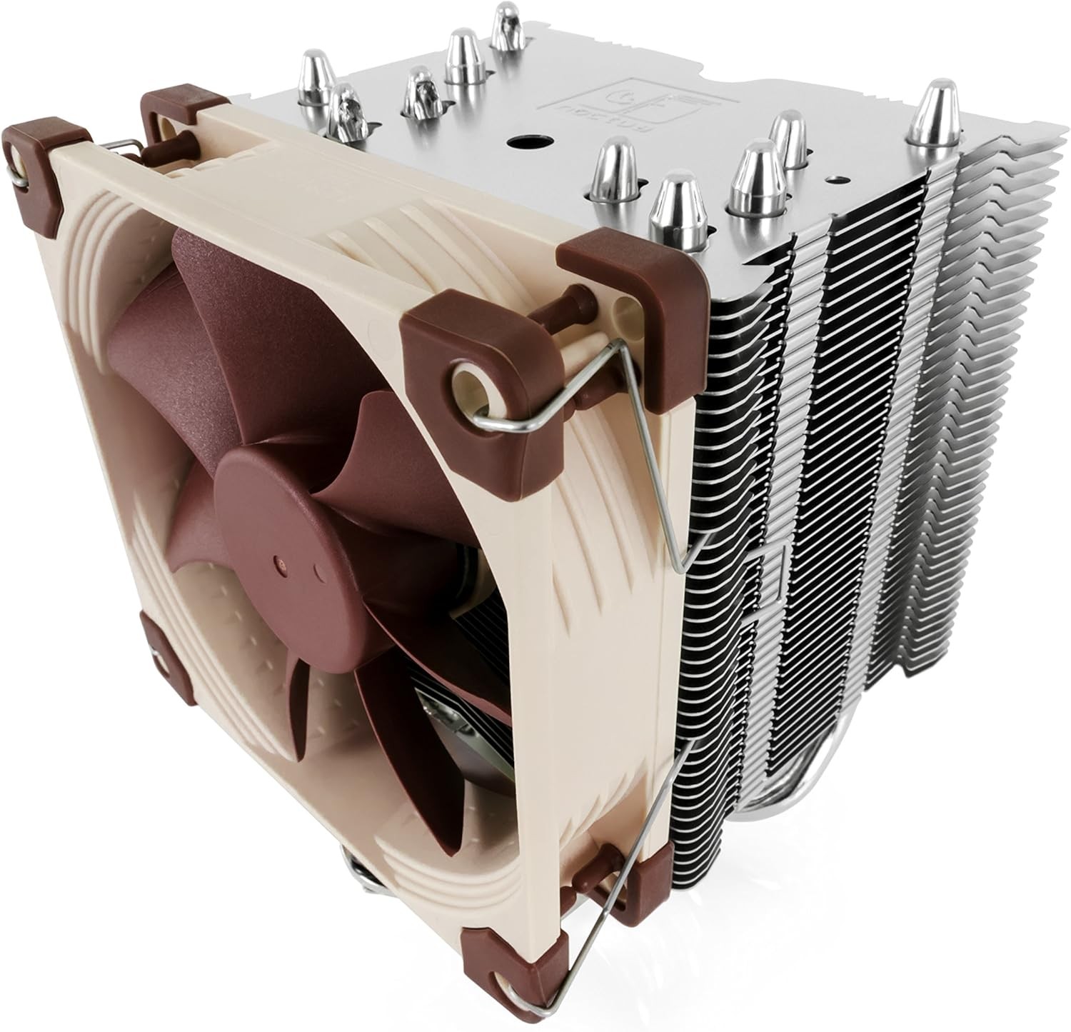 NH-U9S,Premium CPU Cooler with NF-A9 92mm Fan,Brown