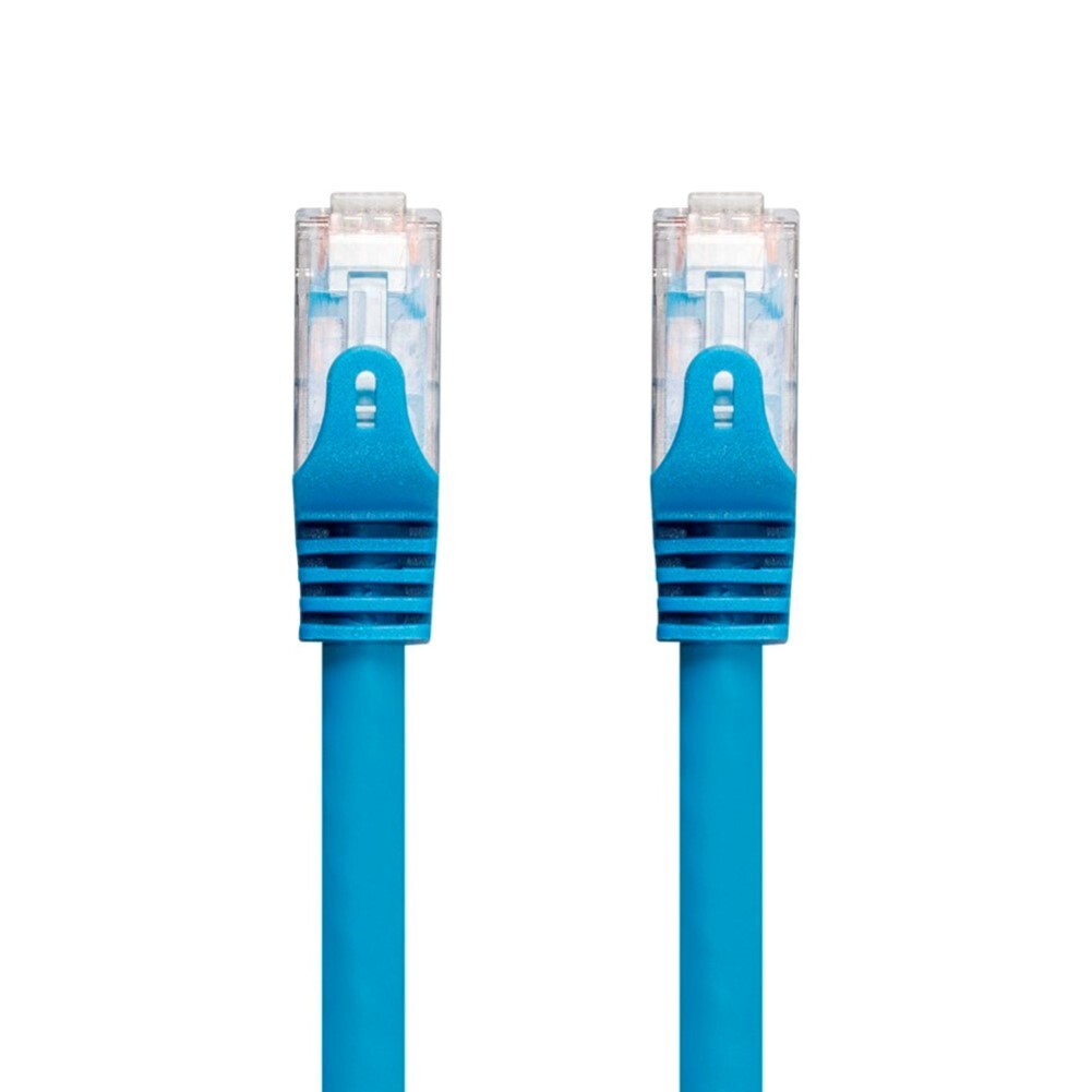 25FT Cat6 Ethernet LAN Network RJ45 Patch Cable Cord UTP CMP Plenum 23AWG Blue