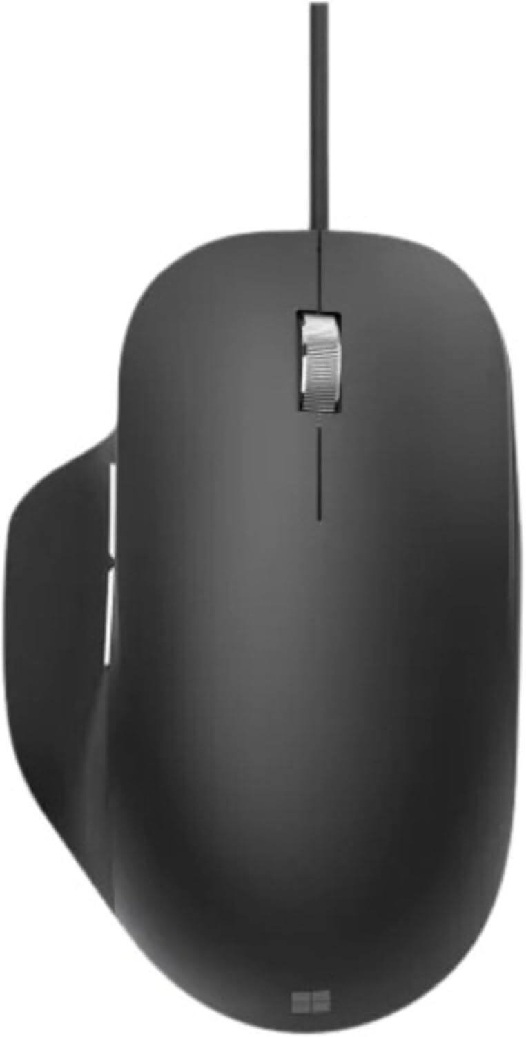 NEW–Microsoft Ergonomic (5-Buttons w/2-Programable) BLACK USB BlueTrack Mouse