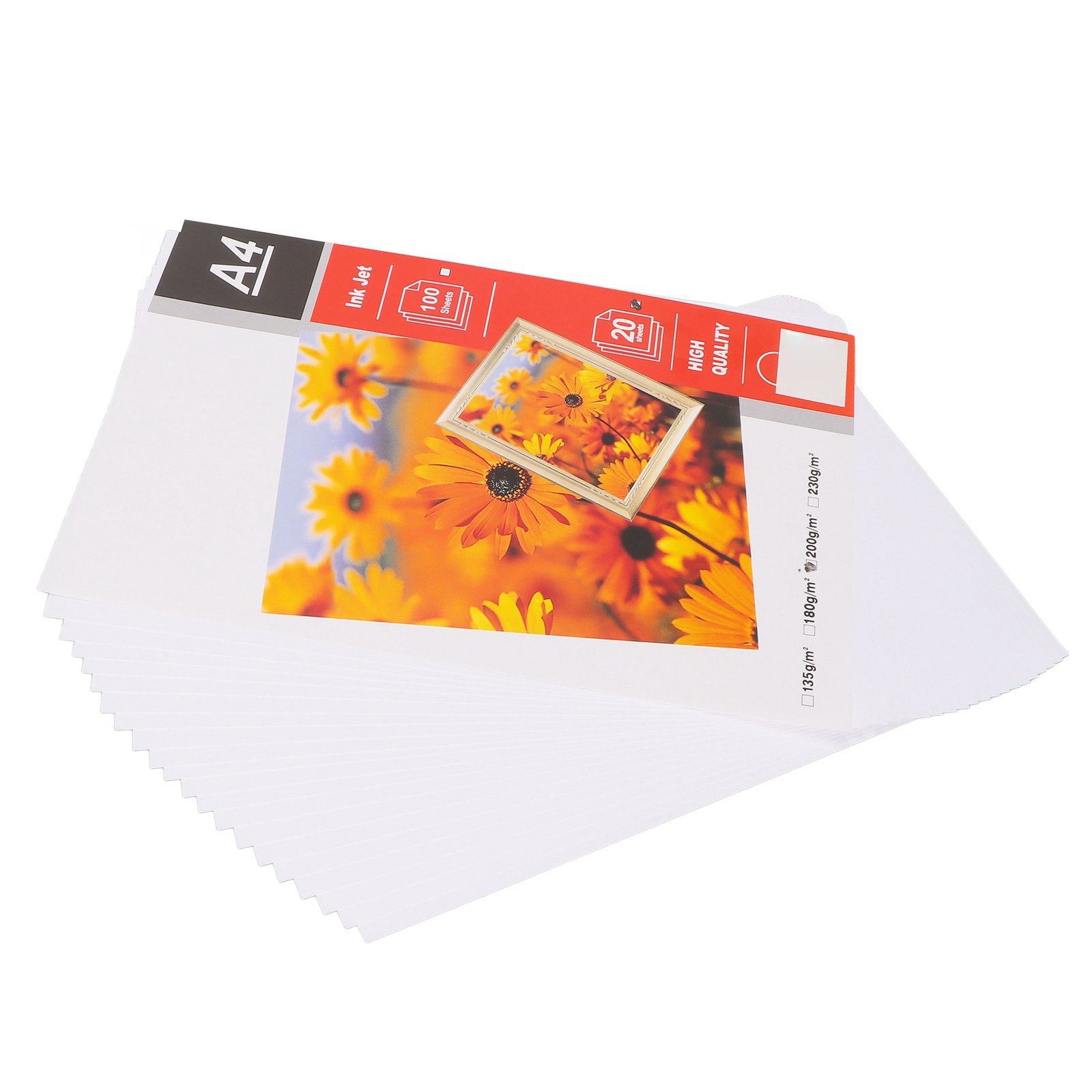 20Pcs Matte Photo Paper Durable Paper 8.3×11.7in Glossy Water Re BRZN
