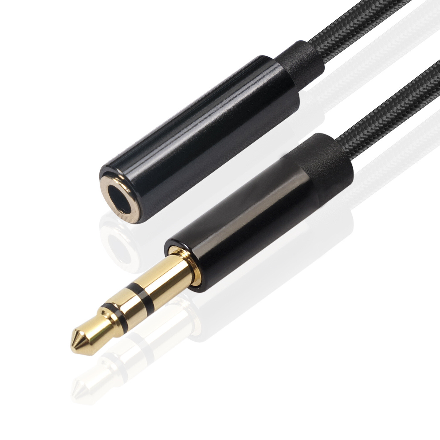 3.5mm Audio Extension Cable Headphone Stereo Cord Male to Female AUX Car MP3 lot