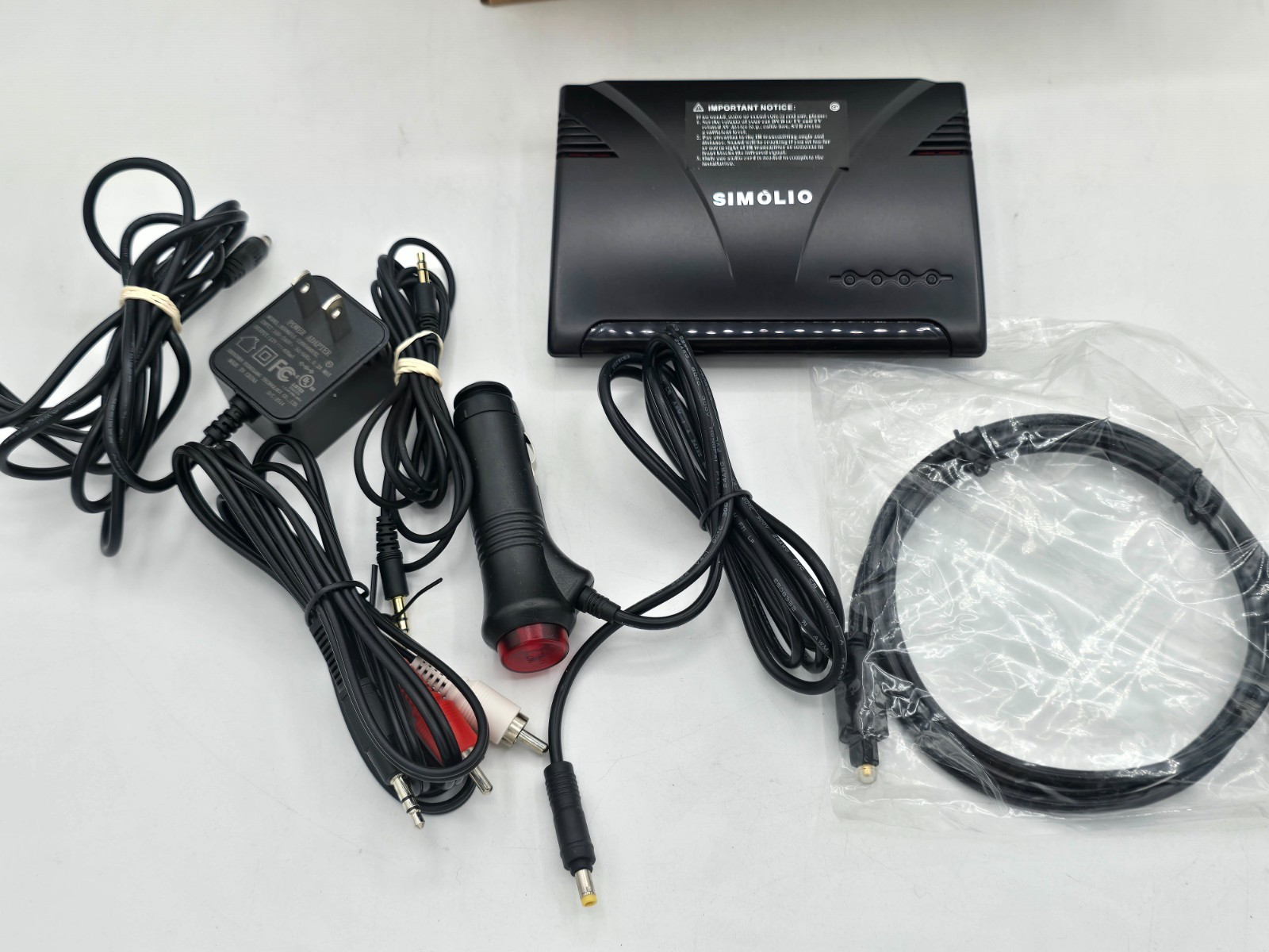 SIMOLIO Dual Channels IR Transmitter with Optical in, Wireless Sensor