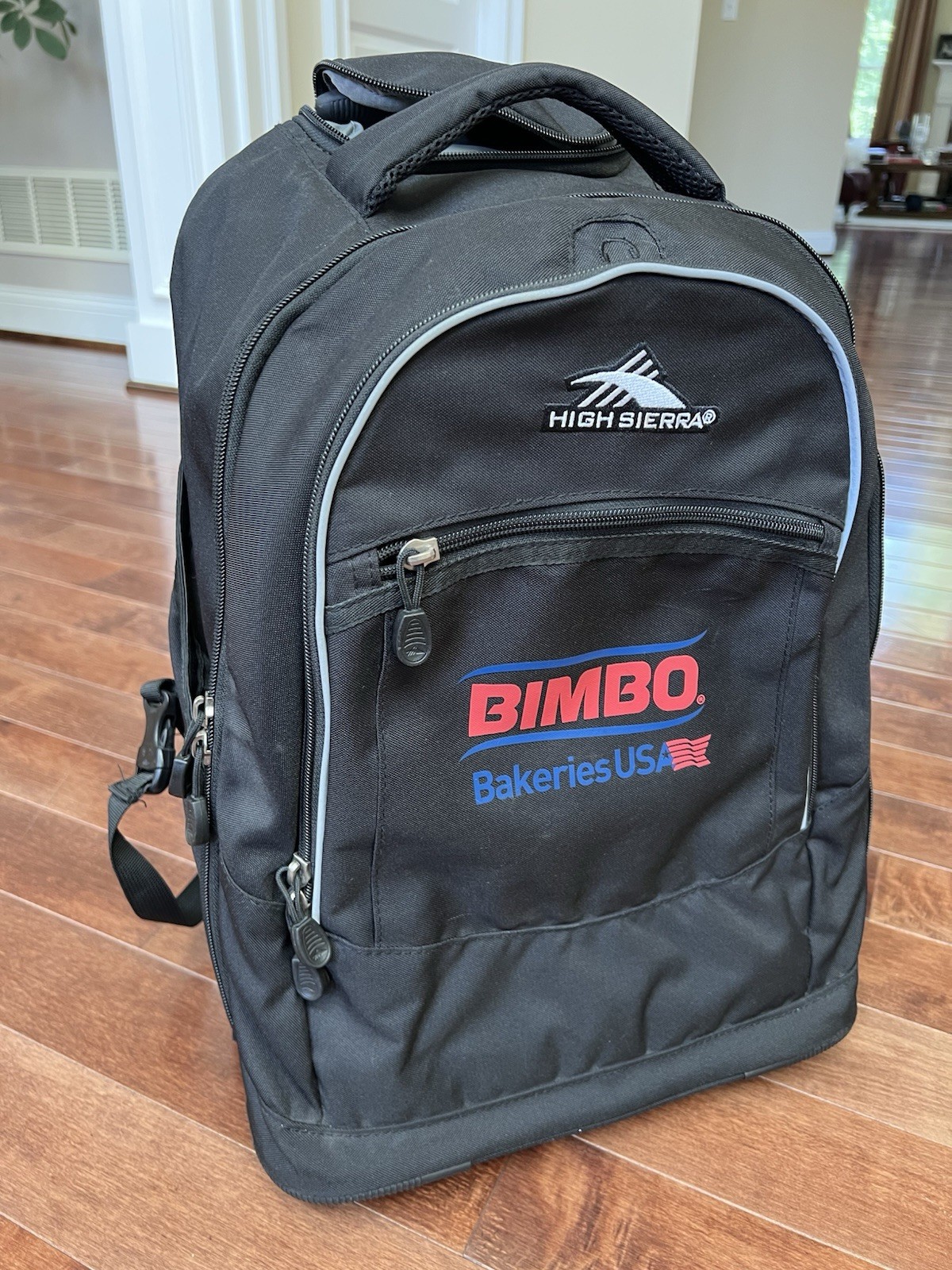 High Sierra Rolling Backpack with Laptop Sleeve, One Size
