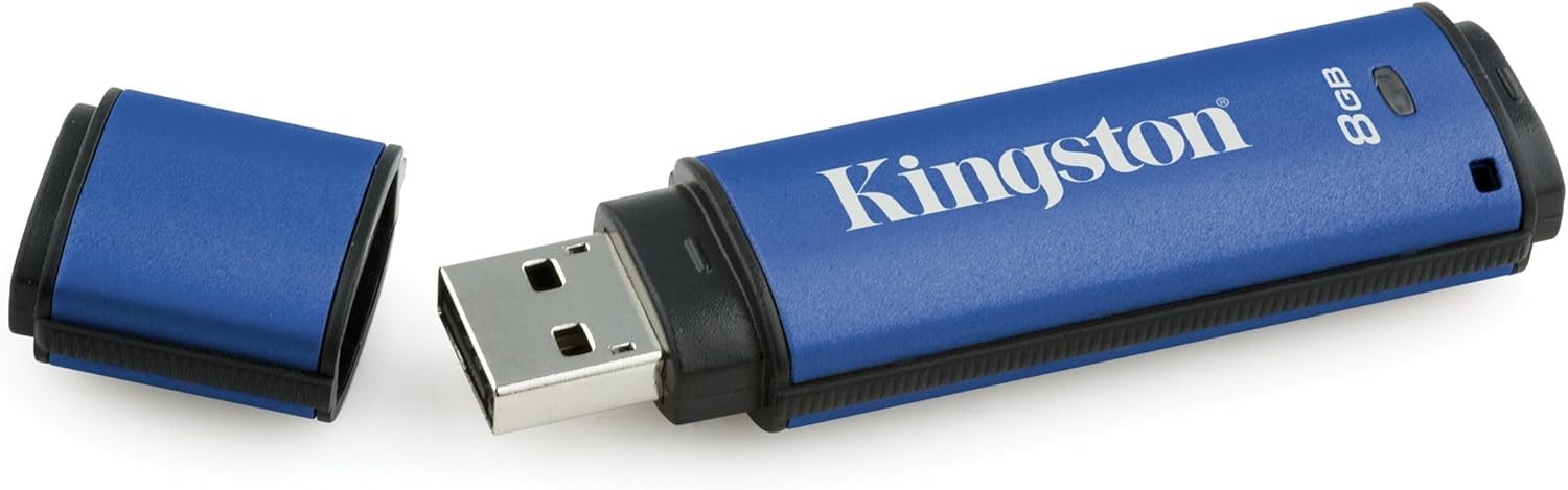 Kingston 8GB DataTraveler Vault Privacy 3.0 USB 3.0 Flash Drive DTVP308GB