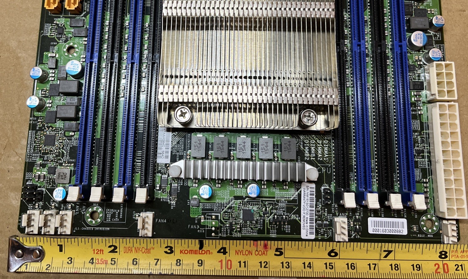 Supermicro X10SRW-F Socket LGA2011-3 ATX Server M/Board/CPU E5-2680V3/Ecard