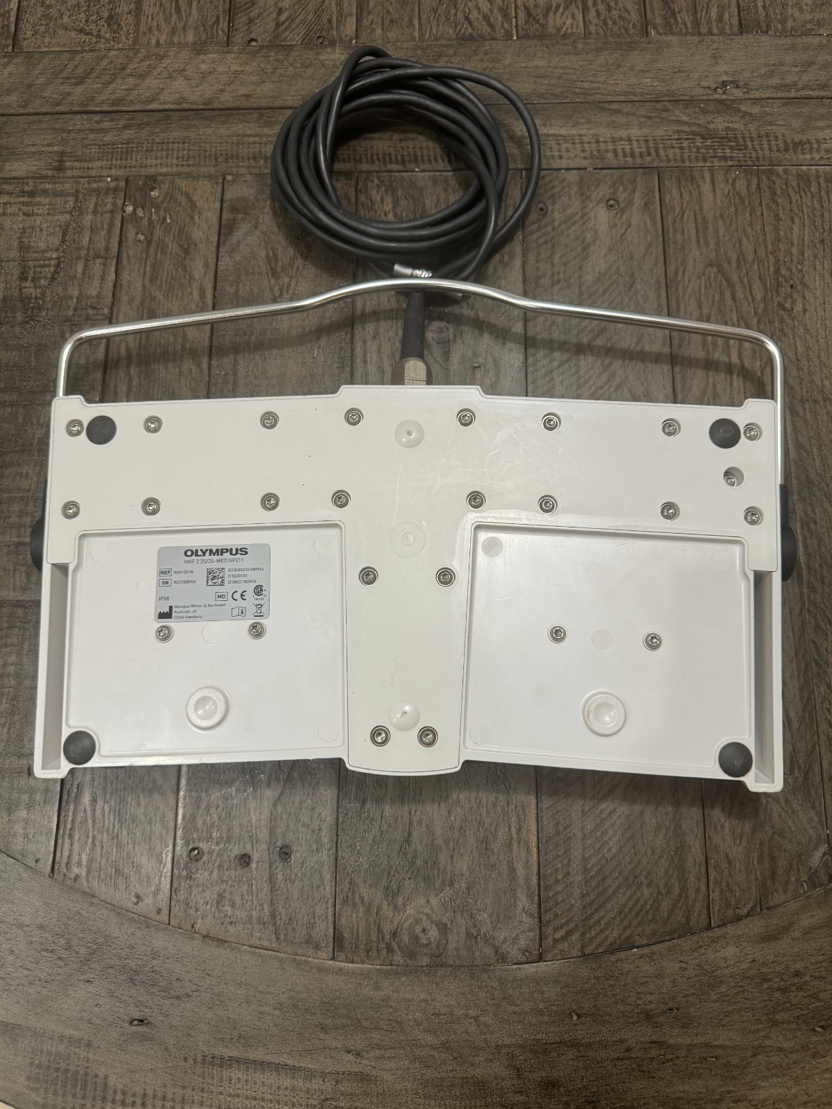 Olympus WA91301W Double Pedal Footswitch – Untested for Parts