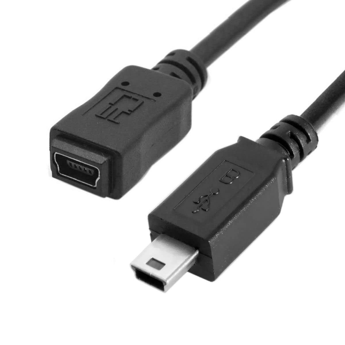 Mini USB Extension Cable, USB 2.0 Mini USB 5Pin Male to Female Power Charging Da