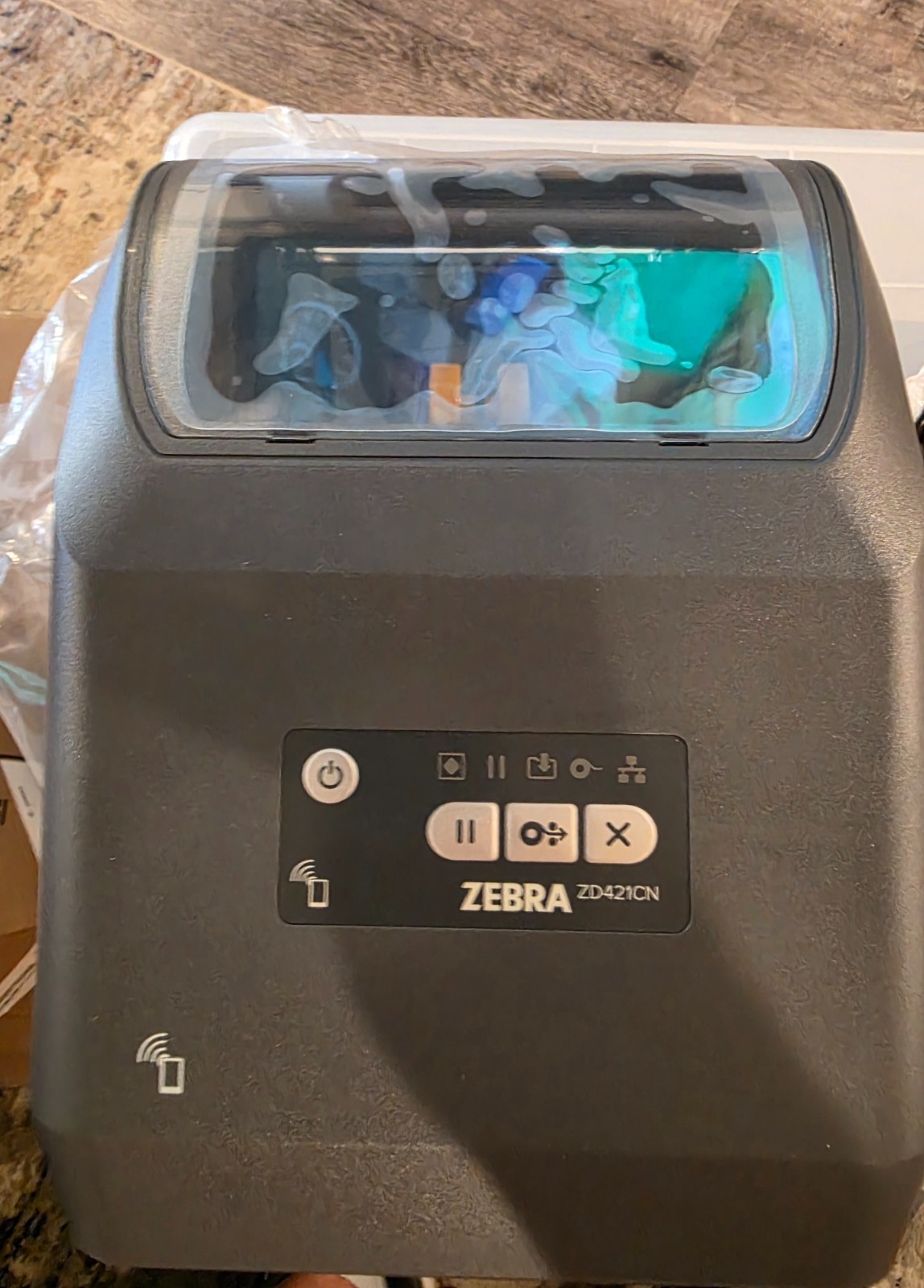 Zebra ZD421T Barcode Thermal USB Label Printer ZD4AC43-309M00EZ New Open Box