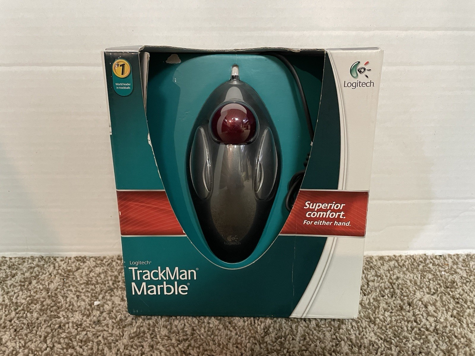 Logitech Trackman Marble Trackball Mouse – 910-000806 … FREE SHIPPING !