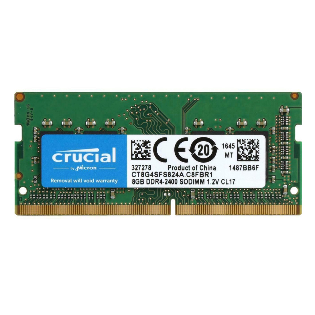 New Crucial 8GB DDR4 2400MHz PC4-19200 260-Pins SODIMM Memory Ram CT8G4SFS824A