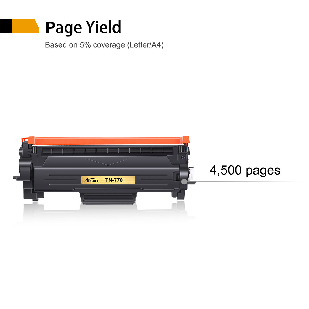 TN770 Toner Compatible for Brother TN-770 MFC-L2750DW L2750DWXL HL-L2370DW LOT