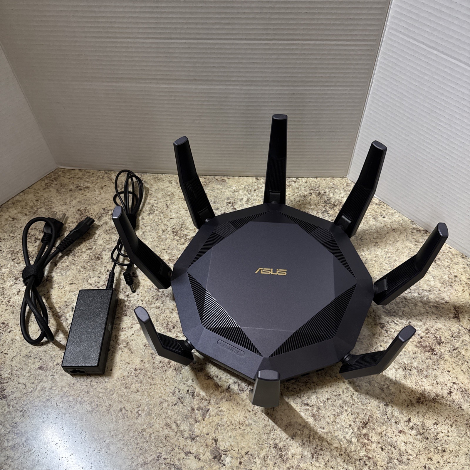 ASUS RT-AX89X Router Wifi 6 Dual Band Wireless Gigabit Gaming Router (Read)