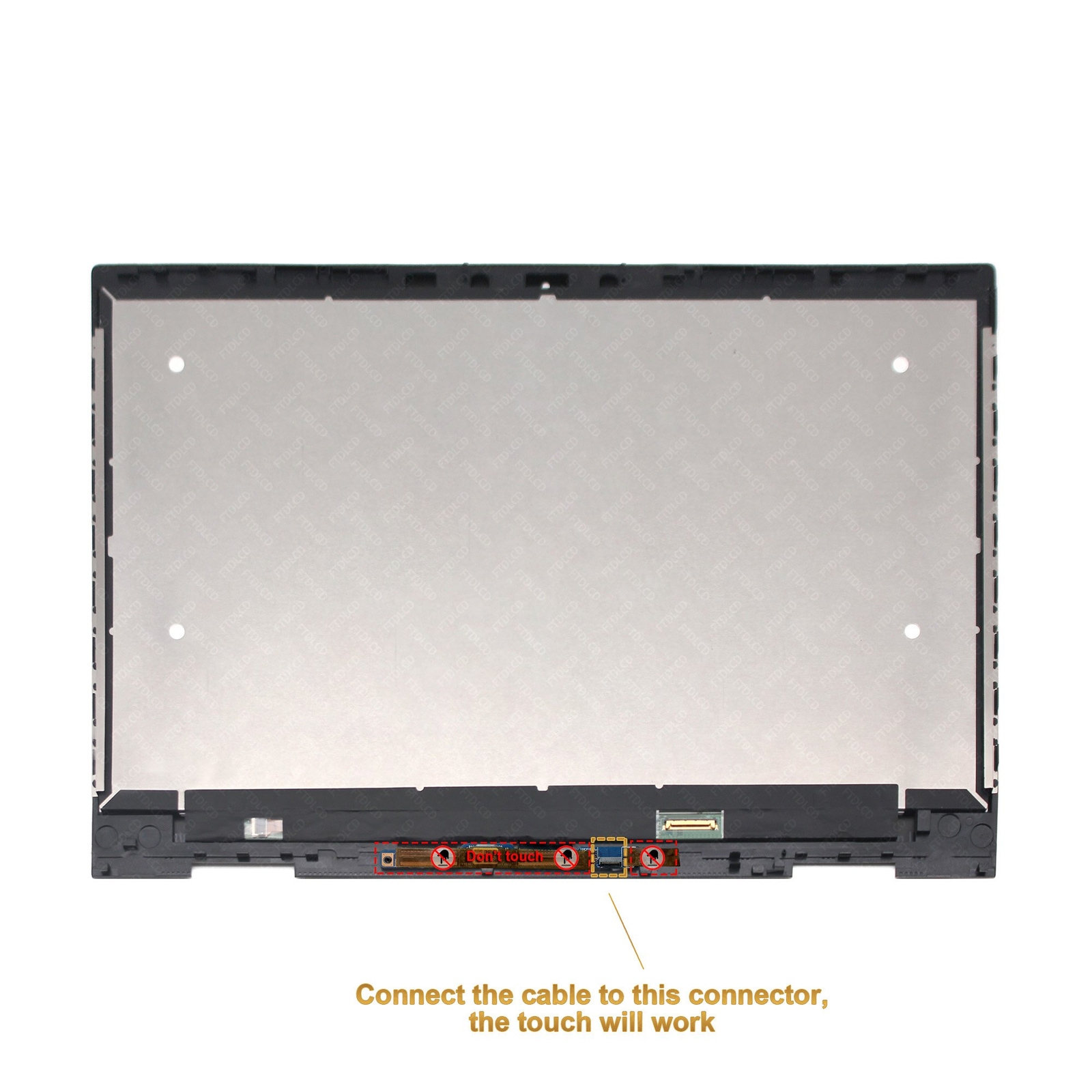 FHD IPS LCD Touch Screen Digitizer Assembly w/Bezel for HP Envy x360 15-cp0053cl