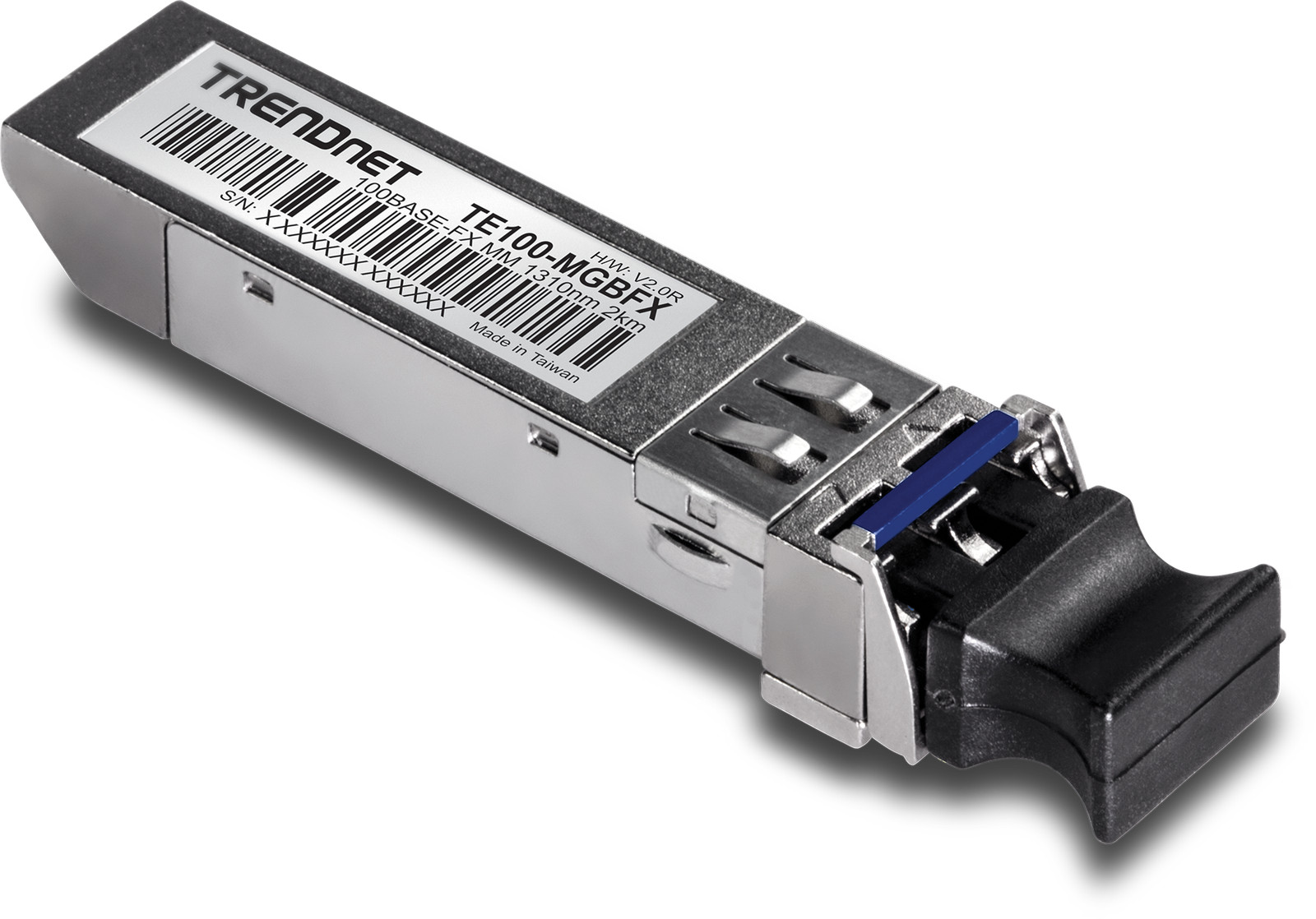 TRENDnet TE100-MGBFX Mini-GBIC Multi-Mode 100Base-FX LC Module (2KM)