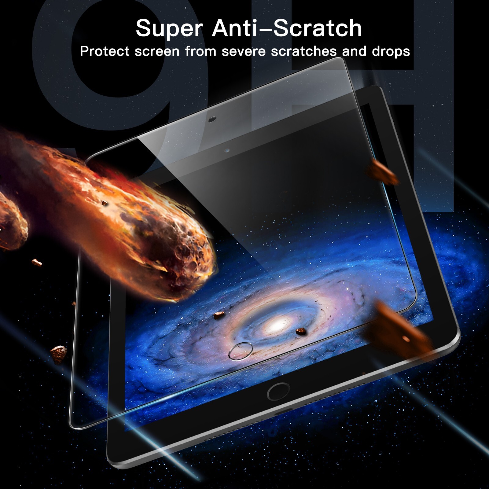 JETech Screen Protector for iPad 9.7″6th/5th Gen, iPad Air 2/1, iPad Pro 9.7″