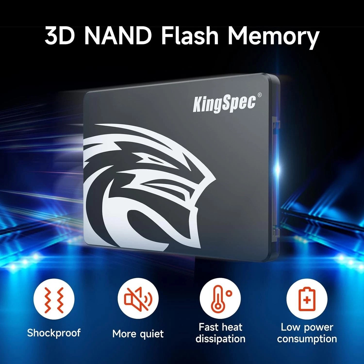 512GB 2.5” SATA III SSD – 550MB/s Read & 520MB/s Write for Ultimate Performance