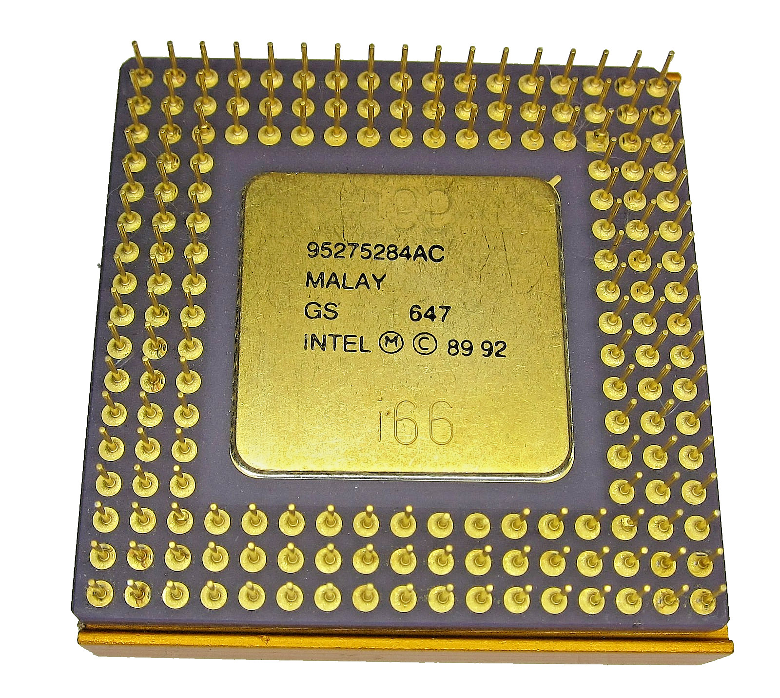 Genuine Intel 80486 A80486DX2 66MHz Ceramic CPU Processor
