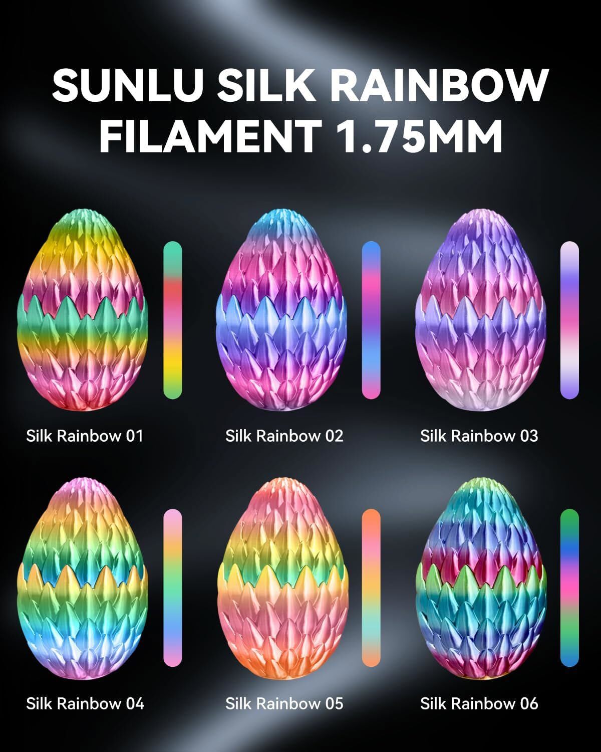 (Buy 6 Get 4 Free,Add 10) SUNLU 1.75mm ASA/PLA/PLA+/ABS/PETG/PA 3D Filament 1KG