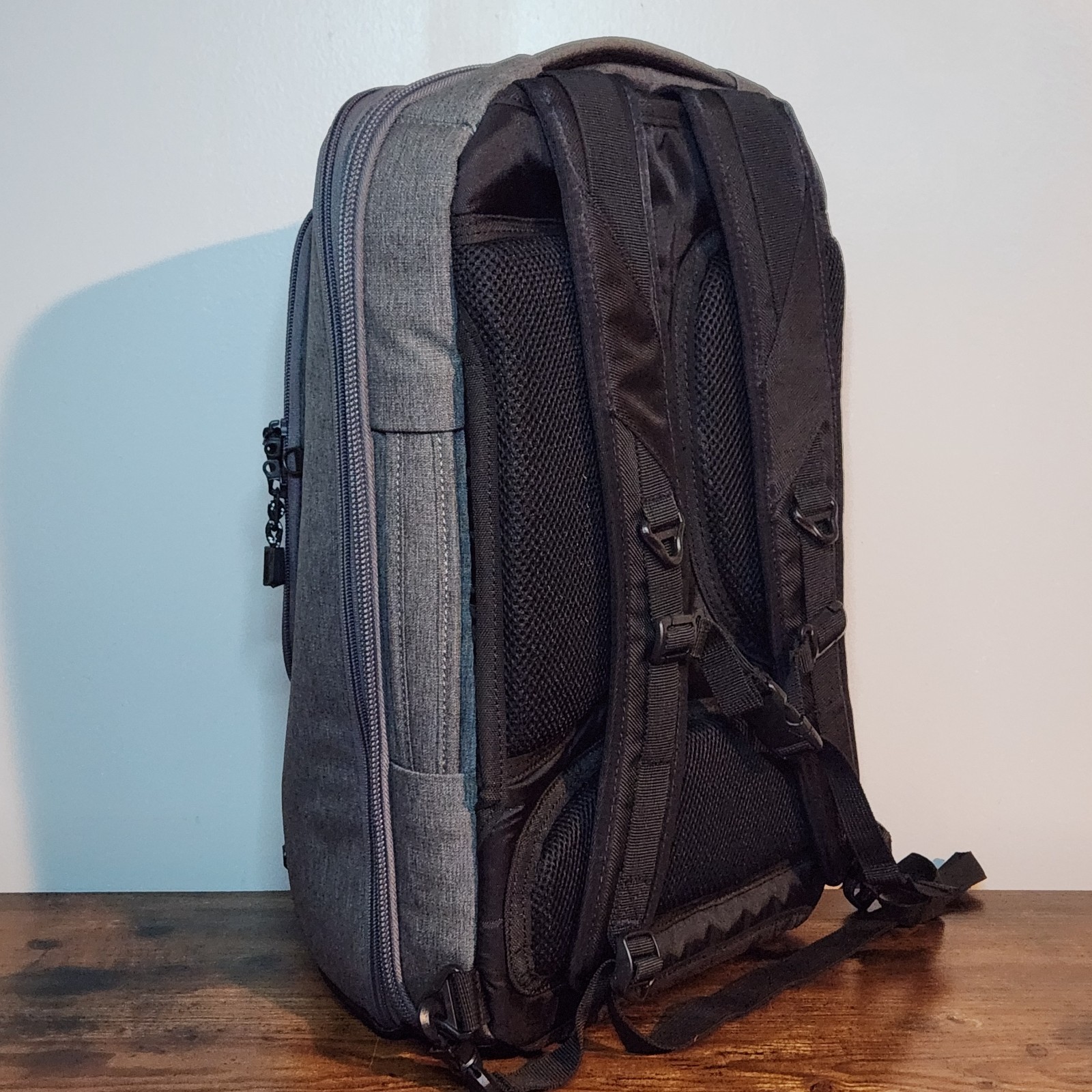 eBags EB2146-16 TLS Travel Professional Slim Laptop Backpack Gray/Orange