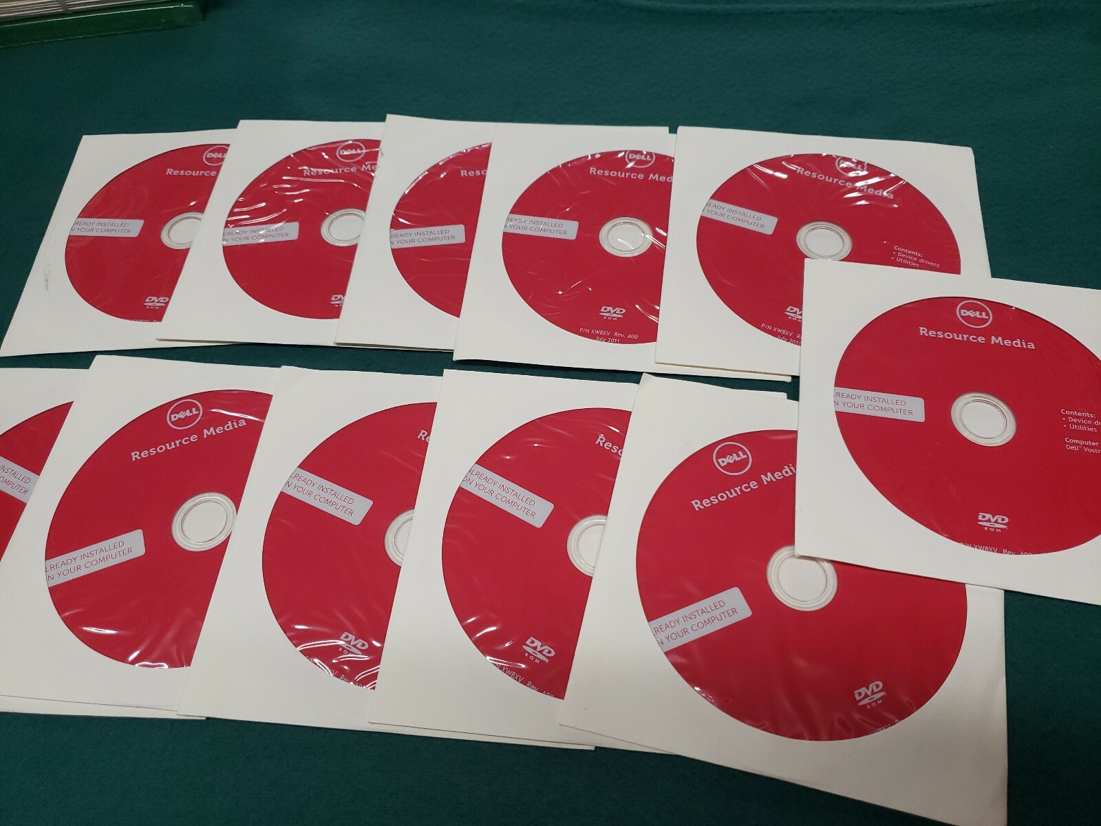 Wholesale Lot of 11x Dell Resource Media Vostro 360 Device DRIVERS UTILTIES *NEW