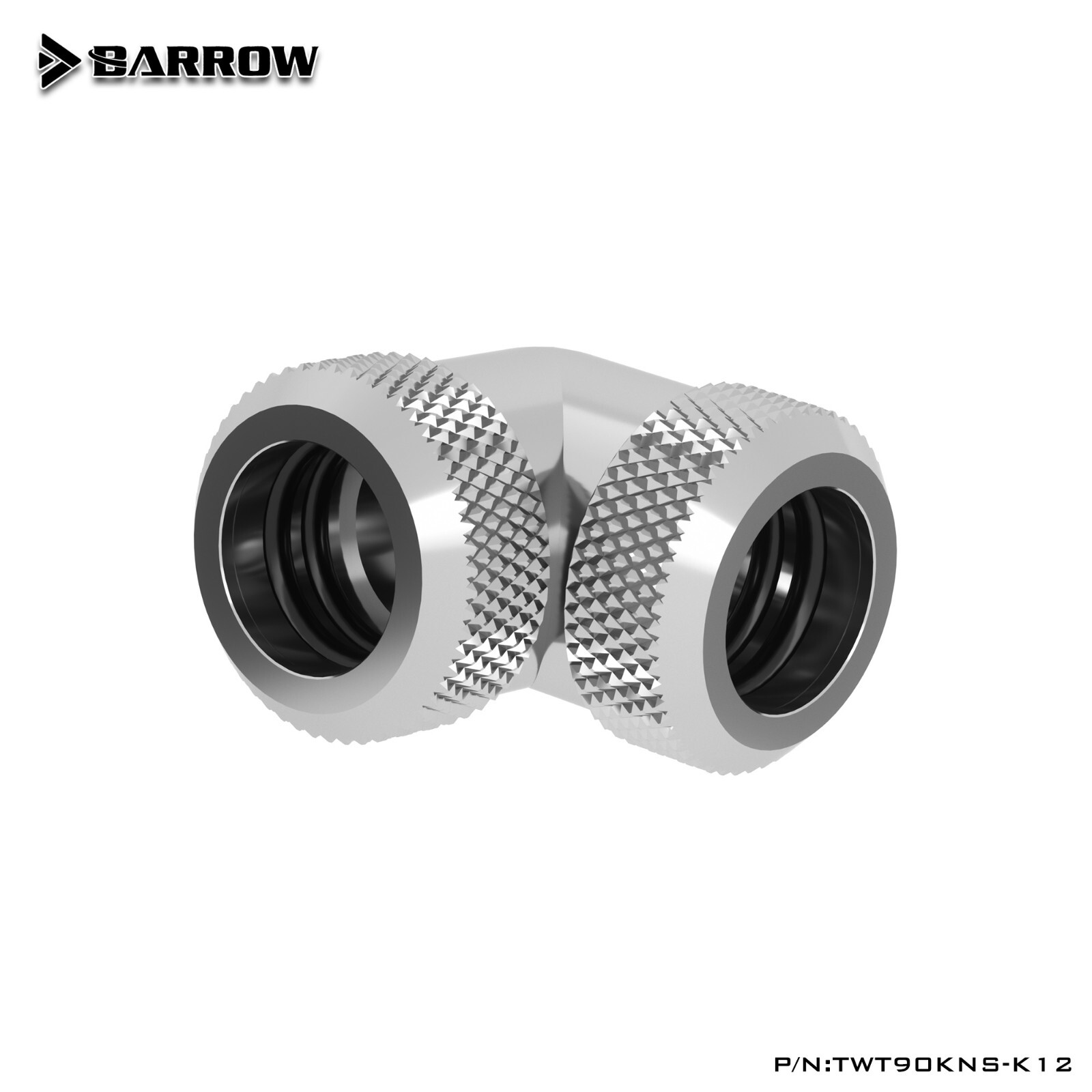 Barrow 90 Degree Angle Dual Compression Fitting For 12mm Rigid Tube TWT90KNS-K12