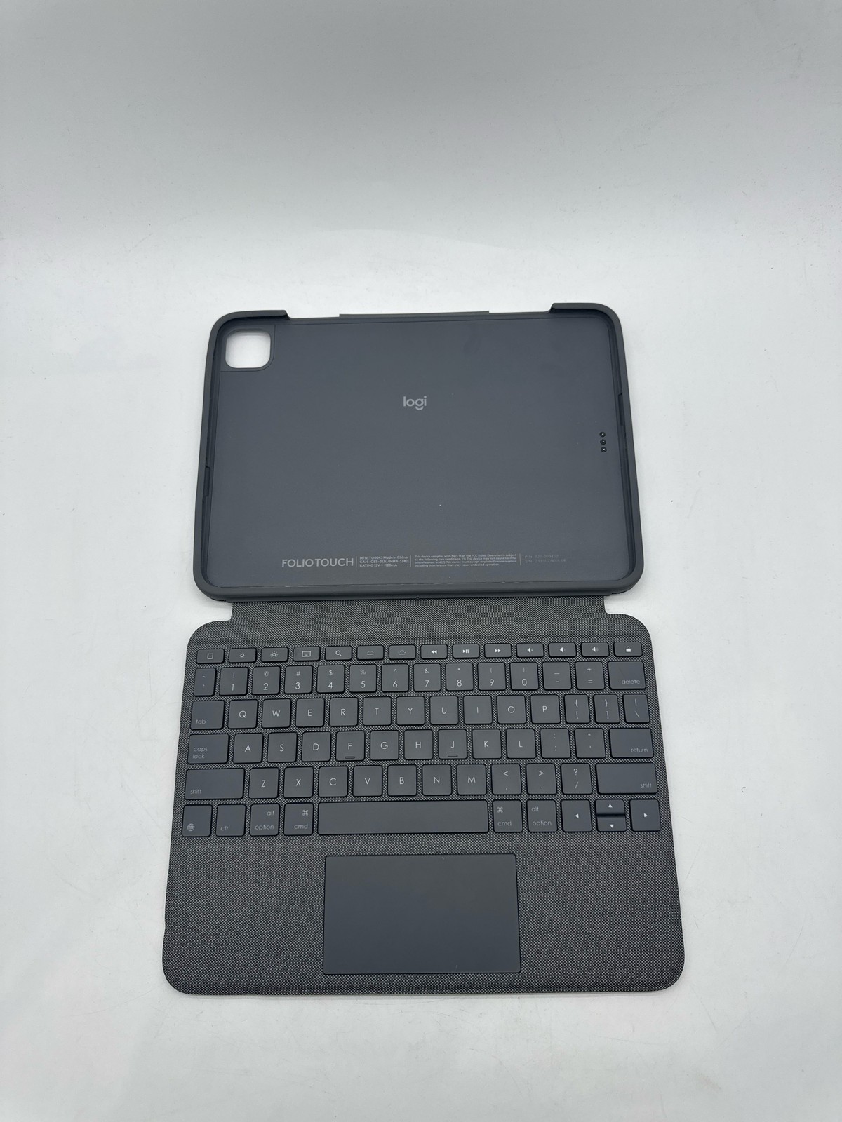 Logitech Folio Touch Keyboard Case for iPad Pro 11in Oxford Gray