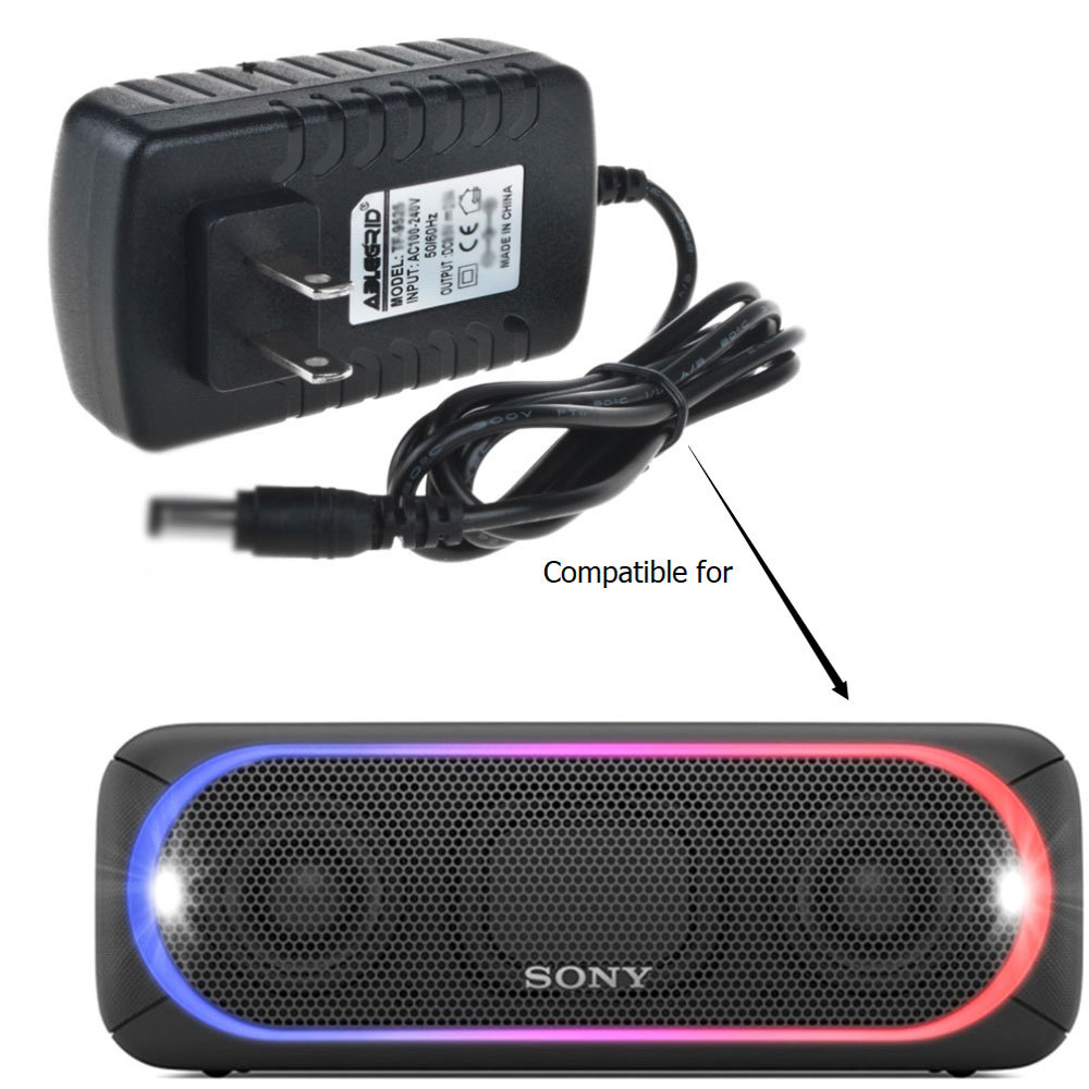 AC-DC Power Adapter For Sony SRS-XB40 SRSXB40 Portable Wireless Speaker Charger