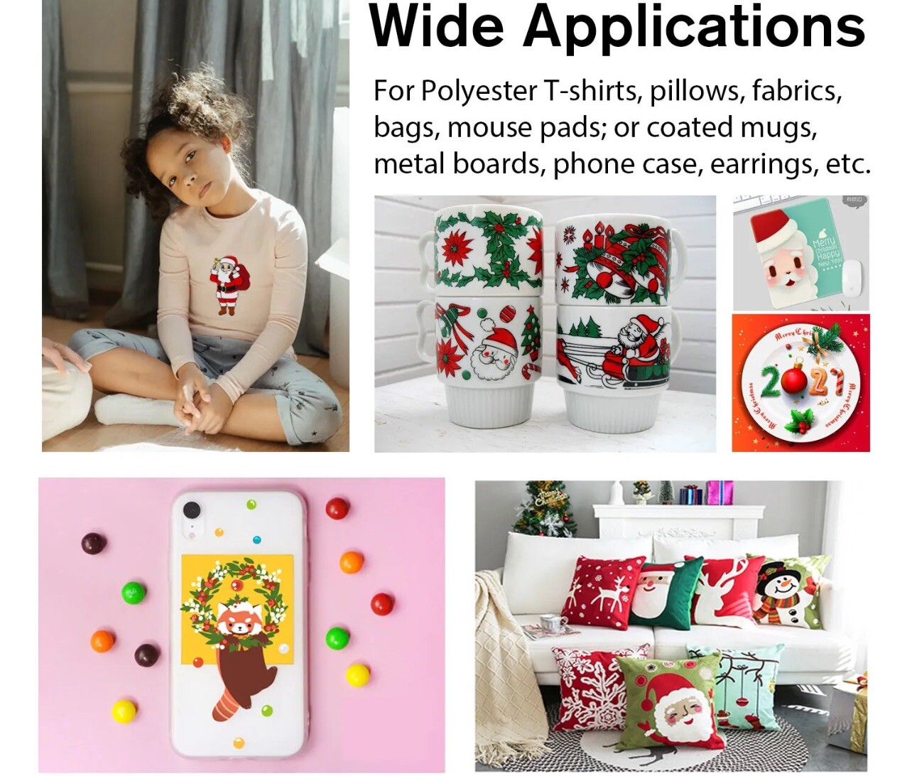 Sublimation Ink compatible with Epson ET-2720 2760 2803 2800 2850 4800 WF-7720.