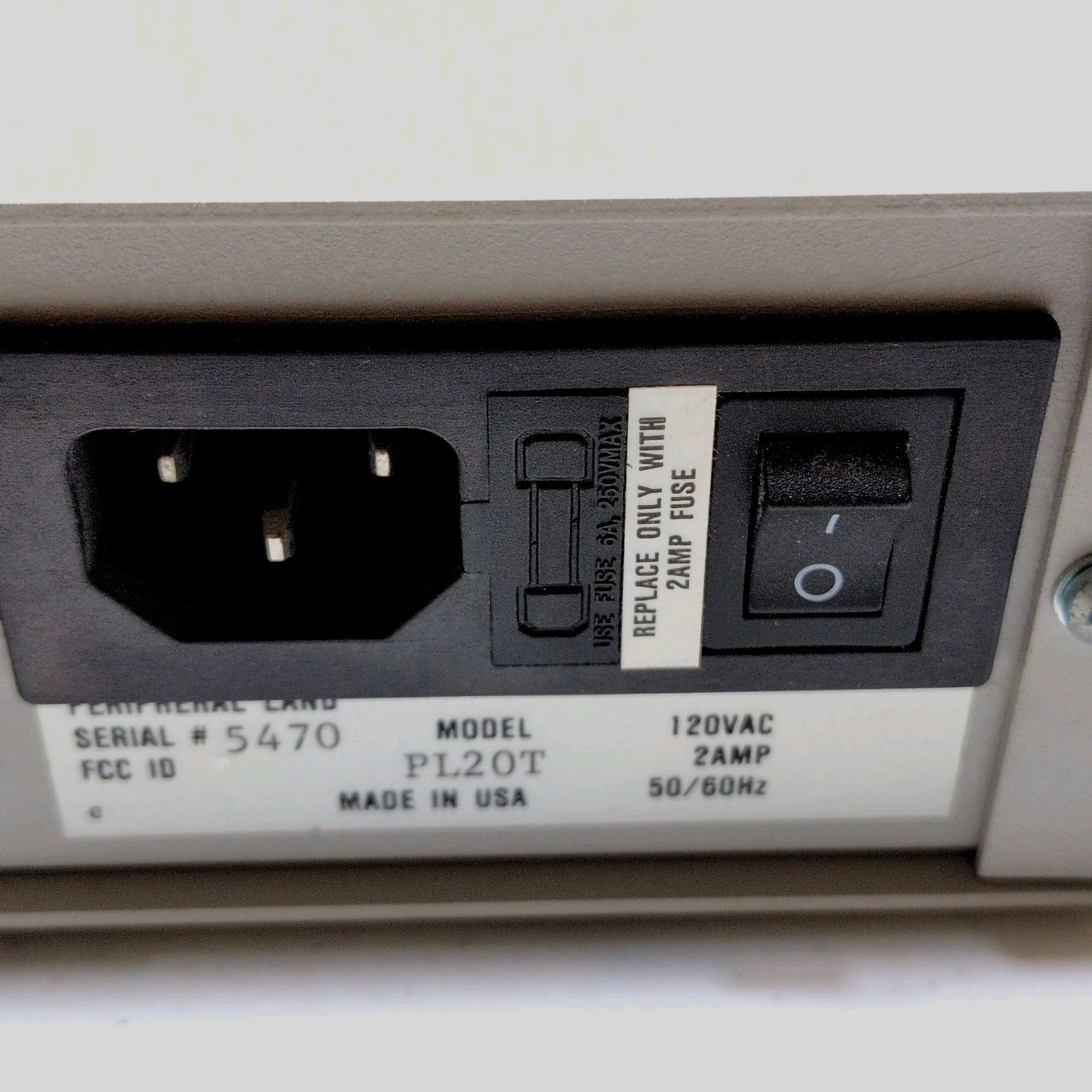 Vintage SCSI External Hard Drive 20MB PL-20 Turbo Apple Macintosh