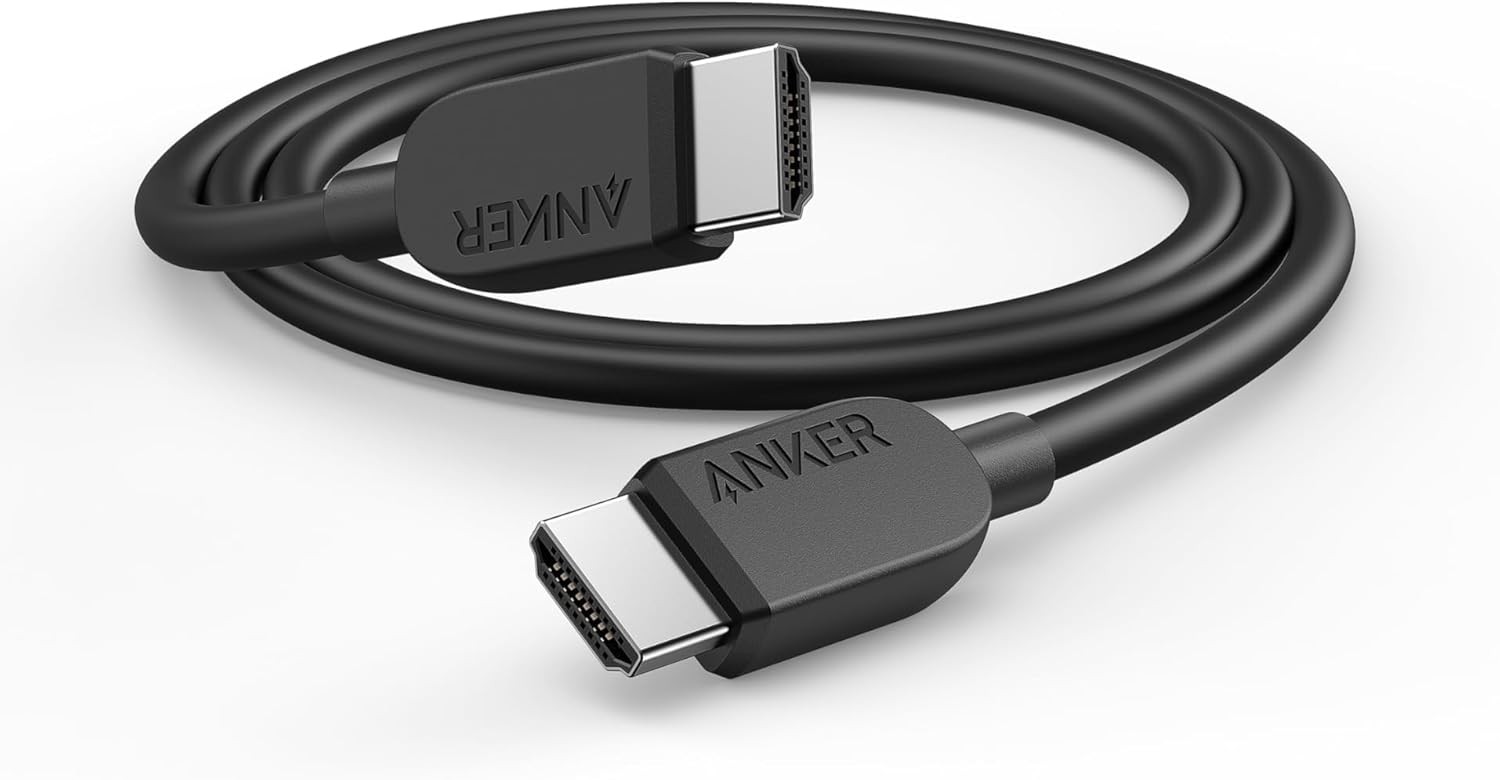 Anker HDMI Cable 8K – 6ft Ultra High-Speed, Ultra HD 4K@120Hz, 8K@60Hz, 1ea