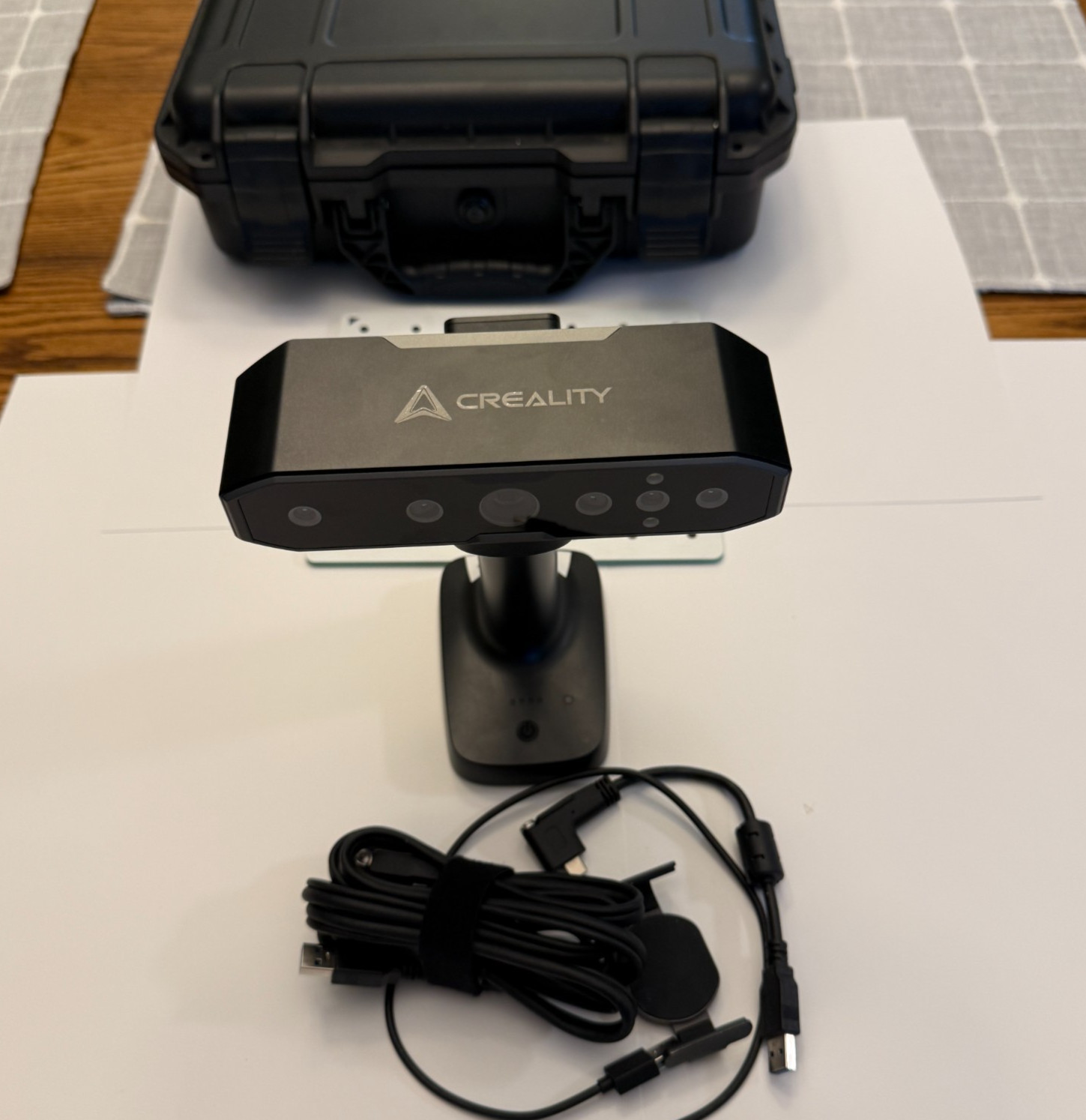 Creality CR-Scan Otter 3D Scanner w/ Scan Bridge Mint Cond Full Kit Hard Case