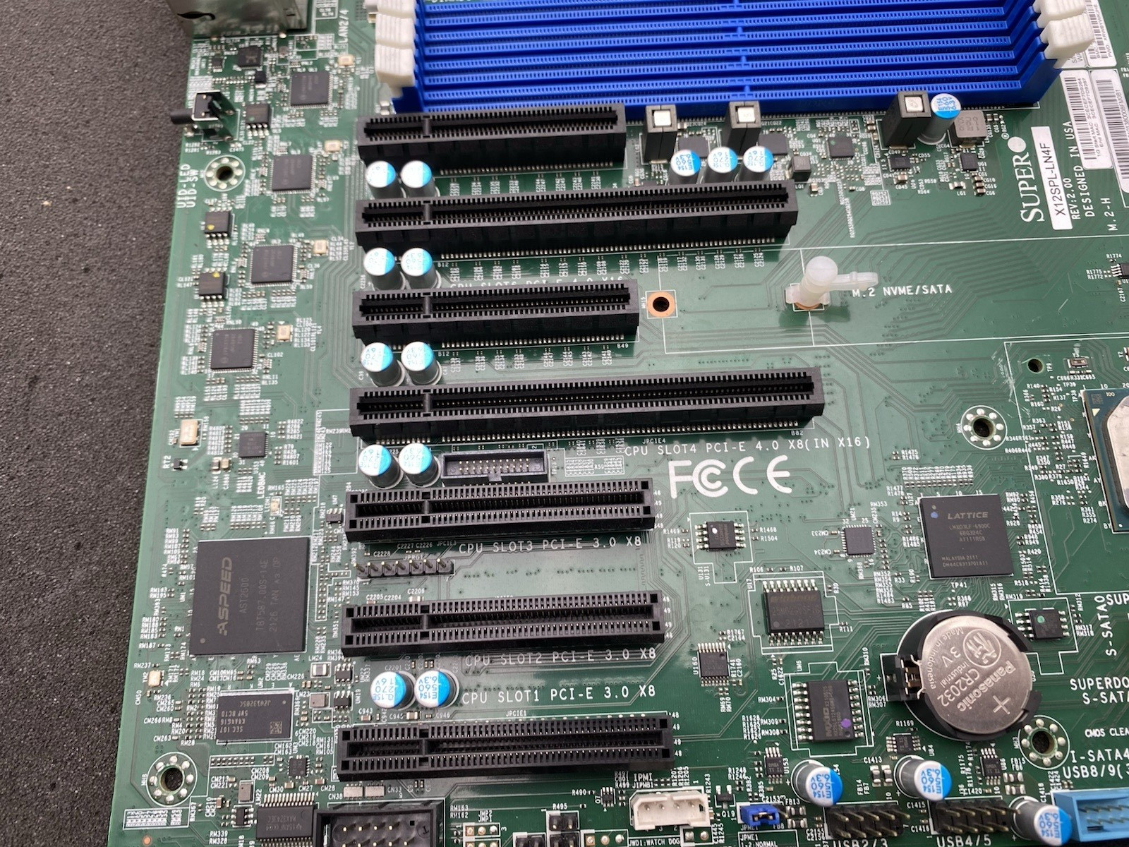 Supermicro X12SPL-LN4F DDR4 LGA-4189 ATX Server Motherboard For Parts or Repair
