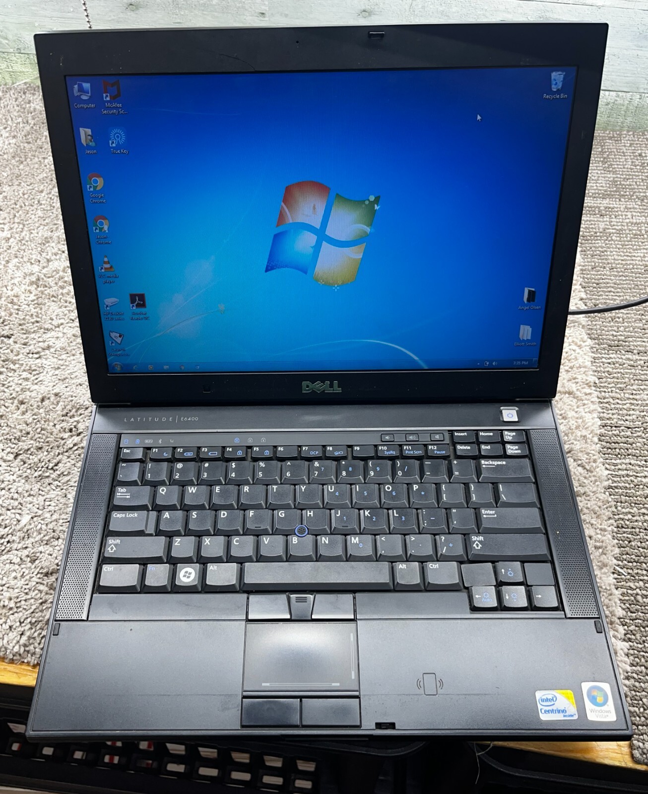 Dell Latitude E6400 Laptop Intel Centrino 2 No Power Charger USED 03979