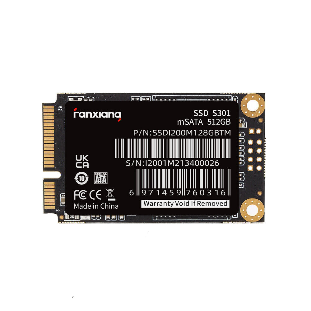 Fanxiang 2TB 1TB mSATA SSD Solid State Drive 6Gb/s For PC/Laptop 550MB/s Lot US