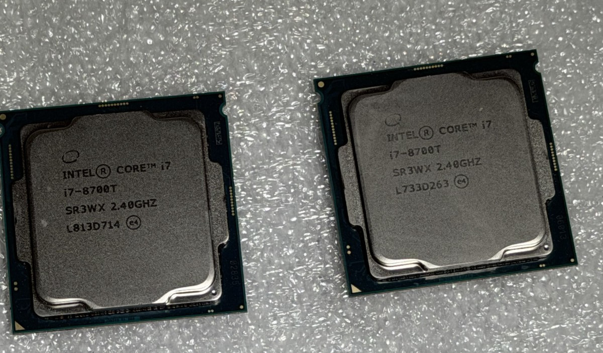 Intel Core i7‑8700T | SR3WX | 2.4 GHz | 6 Cores
