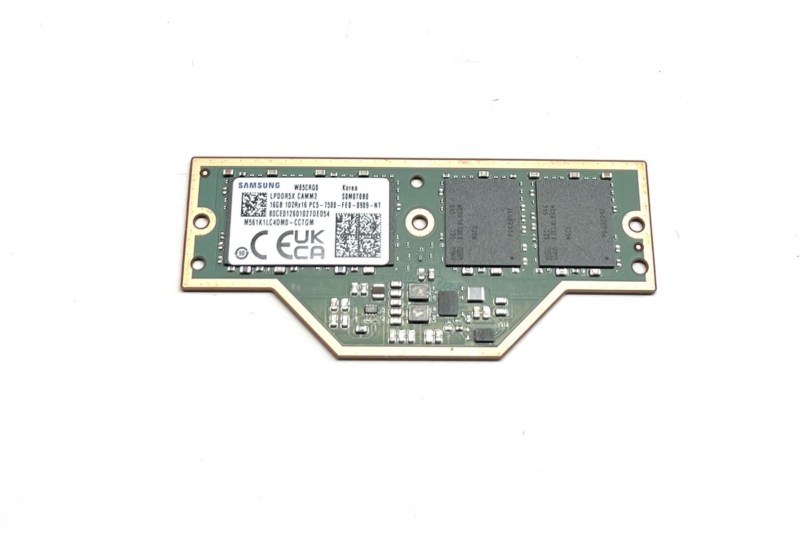 Samsung 16GB LPDDR5X CAMM2 Memory Module PC5-7500 M561K1LC4DM0-CCTGM Genuine