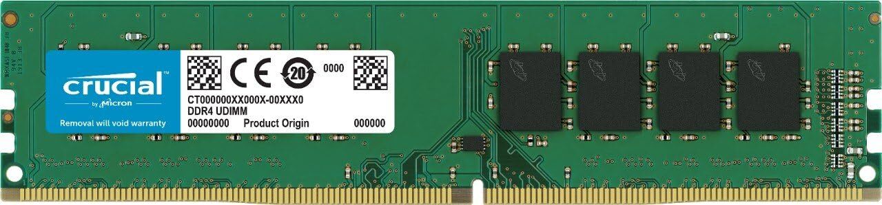 Crucial DDR4 16B 1X16GB 3200 Mhz PC4-25600 288pins Desktop Memory Dimm Ram 1.2V