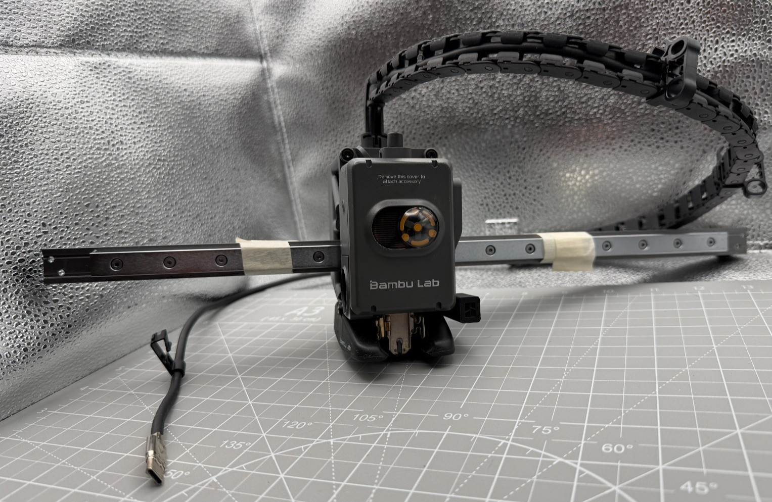 Bambu Lab H2S Toolhead Assembly w/ Linear Rail – Low Hours
