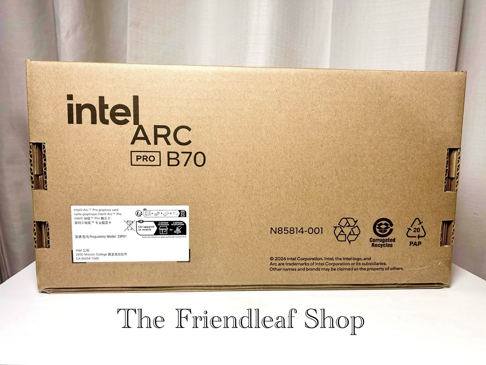 Intel Arc Pro B70 Single Fan 32GB GDDR6 PCIe 5.0 Graphics Card – NEW/SEALED