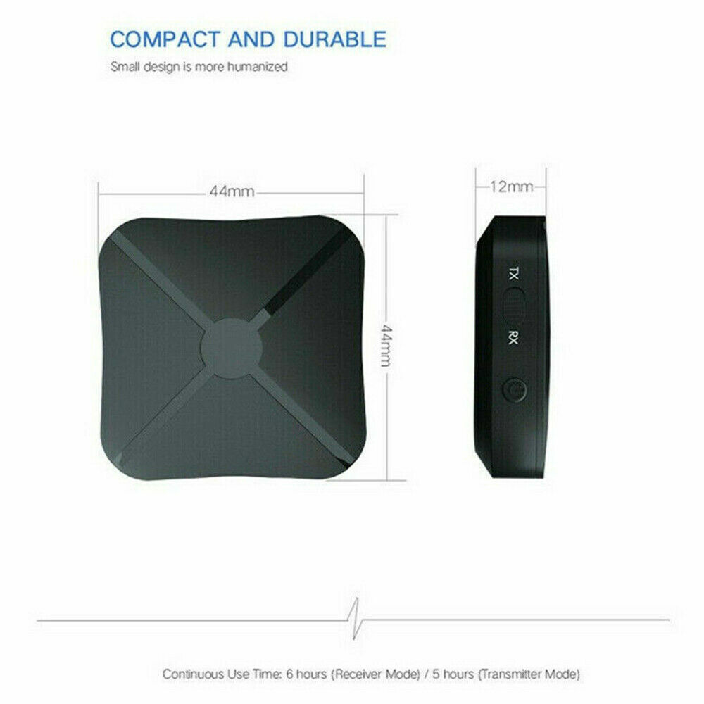 2in1Bluetooth Transmitter Receiver Wireless Adapter TV Home Stereo A2DPAudio Lot