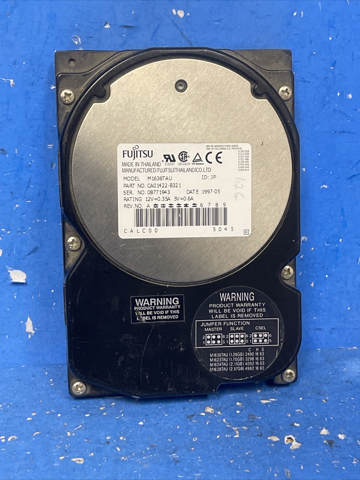 Fujitsu 1.3GB Internal 5400RPM 3.5″ M1636TAU HDD