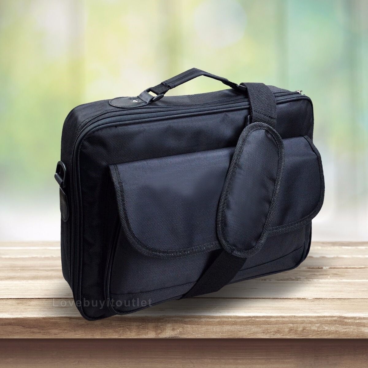 Black 15.6″ 17.3″ 18″ 18.4″ Laptop Notebook Quality Carrying Briefcase Bag Case