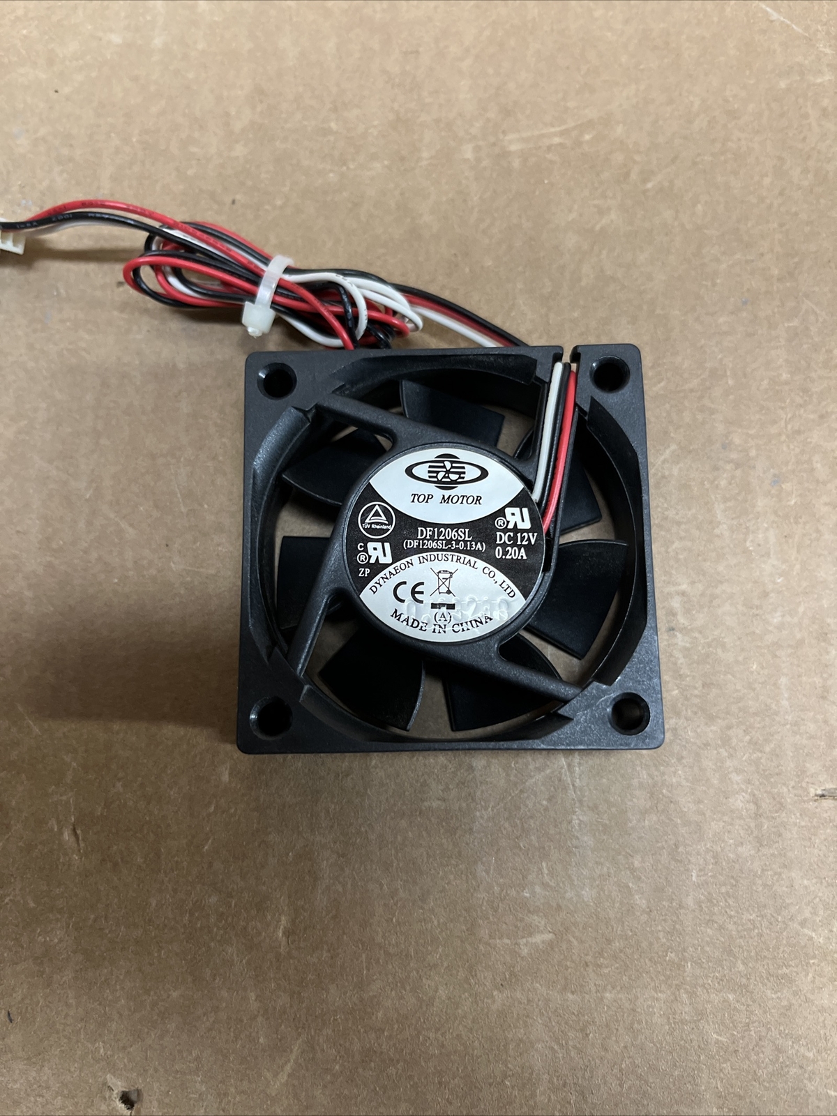 Top Motor DF1206SL 60mm x 20mm 3Pin Case Fan DF1206SL-3-0.13A 12V 0.20A
