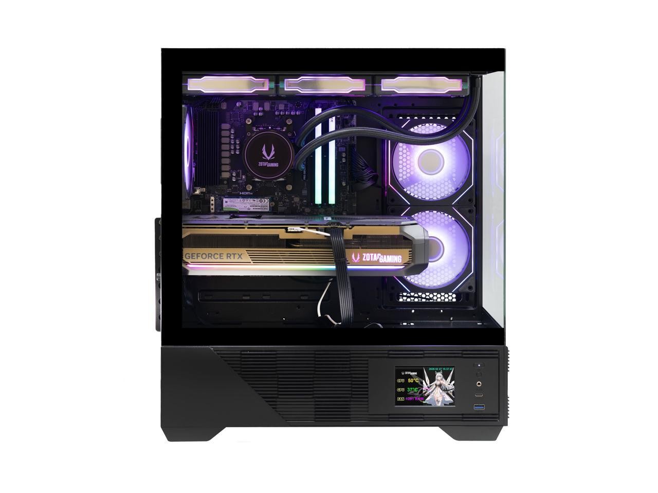MEK AI-Enhanced Gaming PC Desktop Computer – NVIDIA GeForce RTX 5080, AMD Ryzen