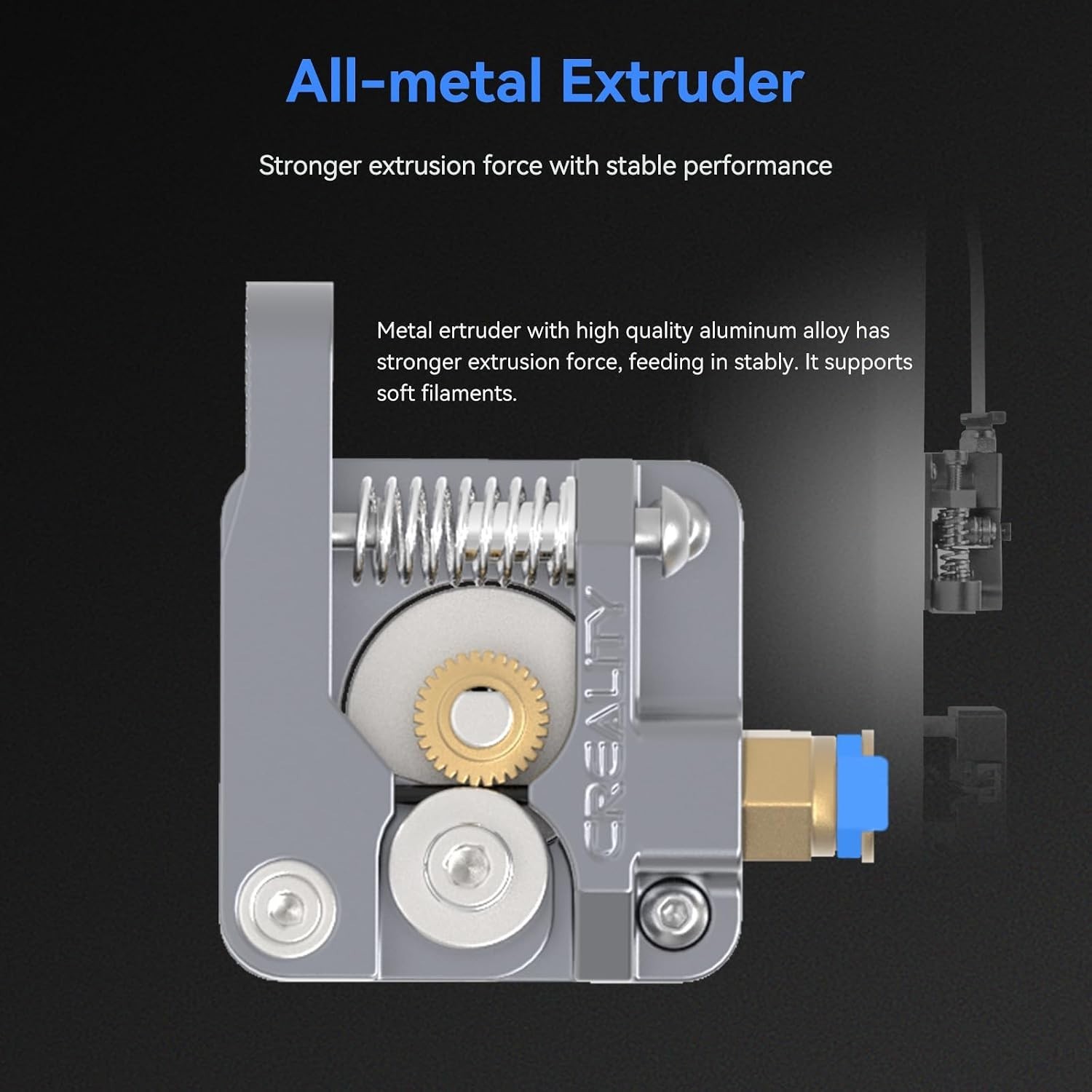 High Quality Metal Extruder Kit for Ender-3 and CR-10 – Adjustable Force Design