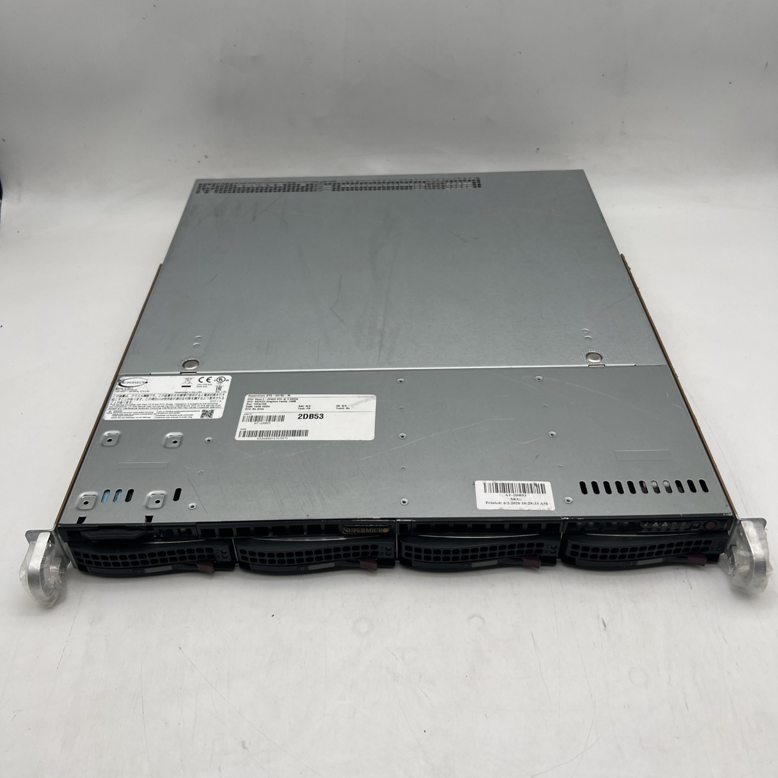 Supermicro 813M-3 Server Xeon E 2246G 3.6GHz 16GB RAM No Drive No OS